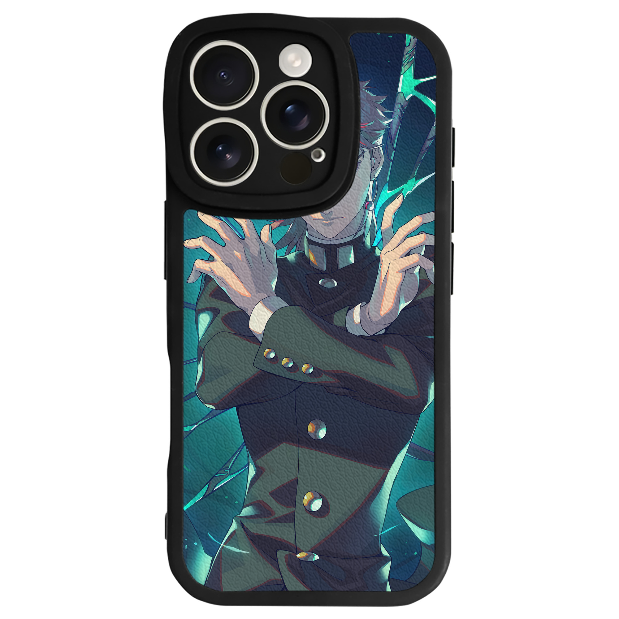 （画像用） ジョジョの奇妙な冒険 JoJo's Bizarre Adventure 【iPhone 16シリーズ対応】シリコンスマホケース（レザー調） 材質：シリコン